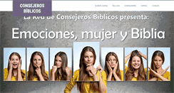 Desktop Screenshot of consejerosbiblicos.com